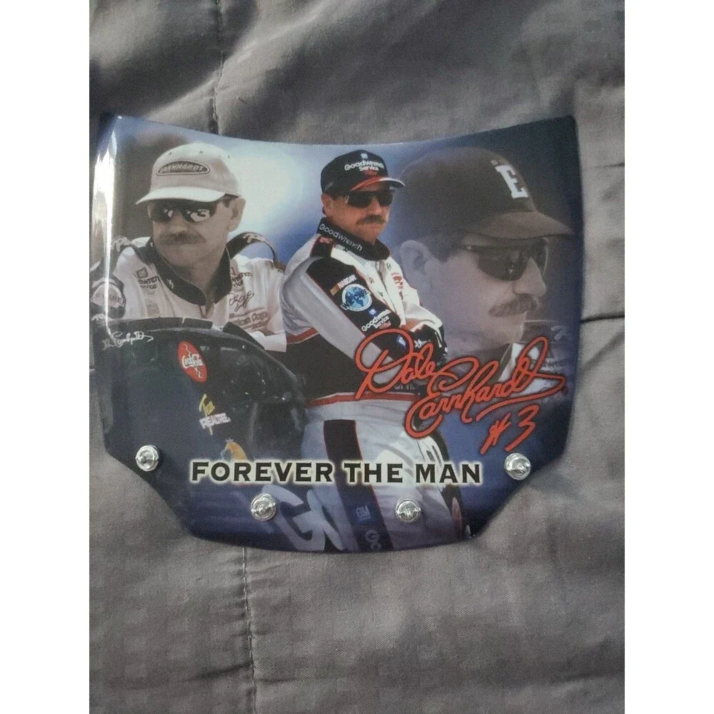 Dale Earnhardt NASCAR Forever The Man Mini Hood Metal Limited With Stand And COA